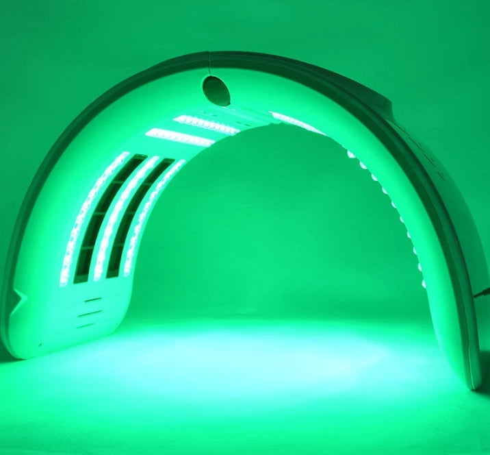 מכשיר LED מקצועי לטיפוח העור לשימוש ביתי אור לאד ירוק